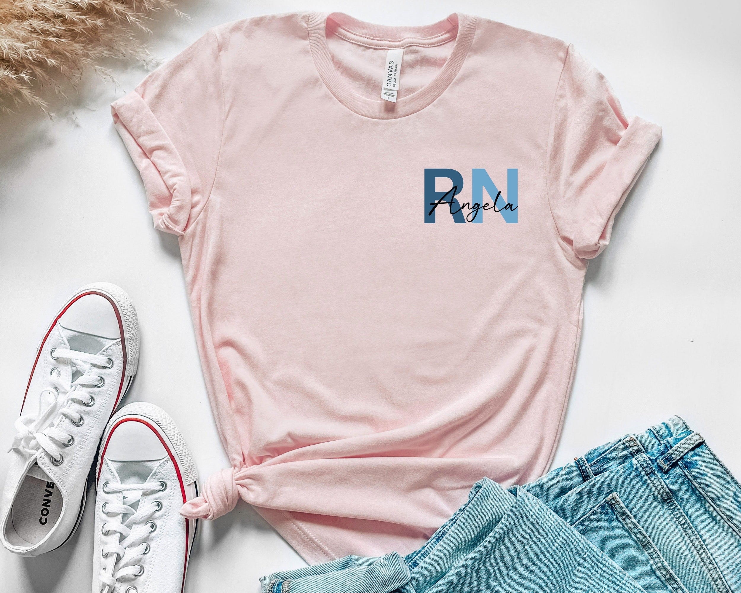 Registered Nurse Shirts Pocket, RN Shirts, Heart RN Tshirt, Nursing Shirt, Nursing School Tee, Nurse Week Shirt, Nurse Student Shirt