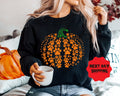 Paw Pumpkin Sweatshirt, Paw Print Hoodie, pumpkin dog shirt, dog halloween shirt,Dog mom Halloween gift Halloween Shirt, Halloween gift