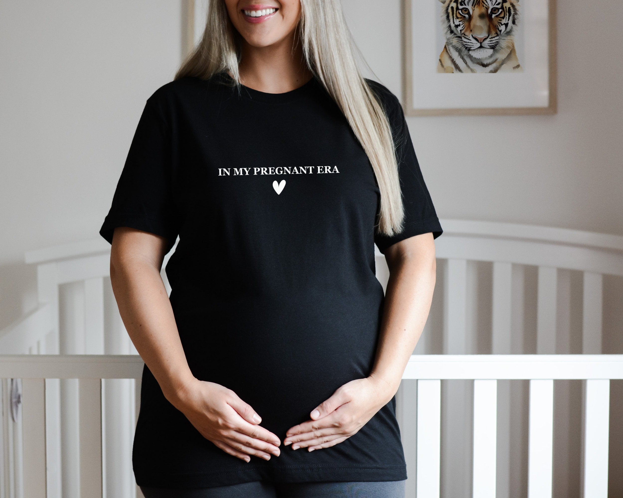 In My Pregnant Era, Im Pregnant Shirt Gift For Pregnant Daughter Expecting Mom Gift Pregnancy Reveal Baby Announcement Ideas