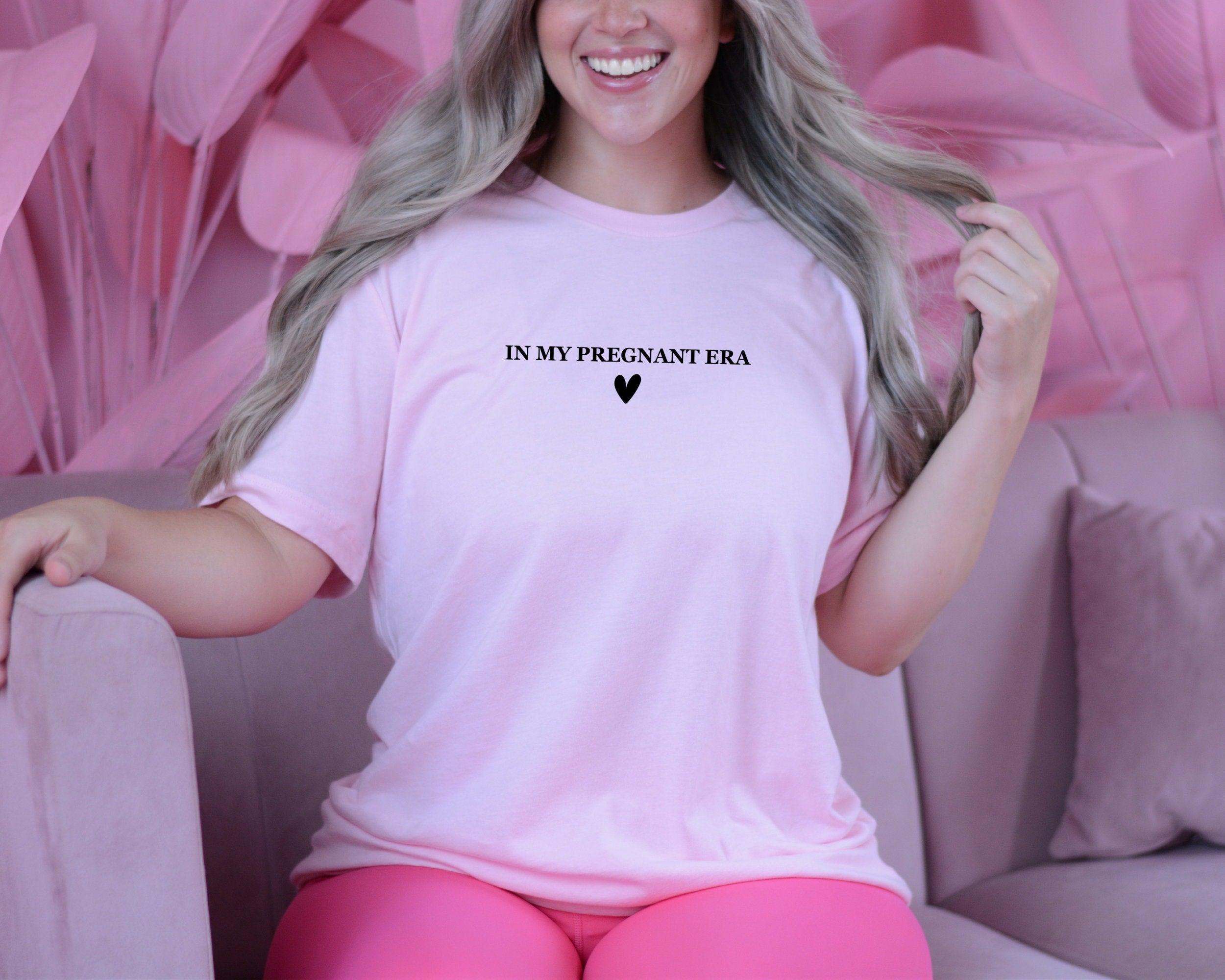 In My Pregnant Era, Im Pregnant Shirt Gift For Pregnant Daughter Expecting Mom Gift Pregnancy Reveal Baby Announcement Ideas
