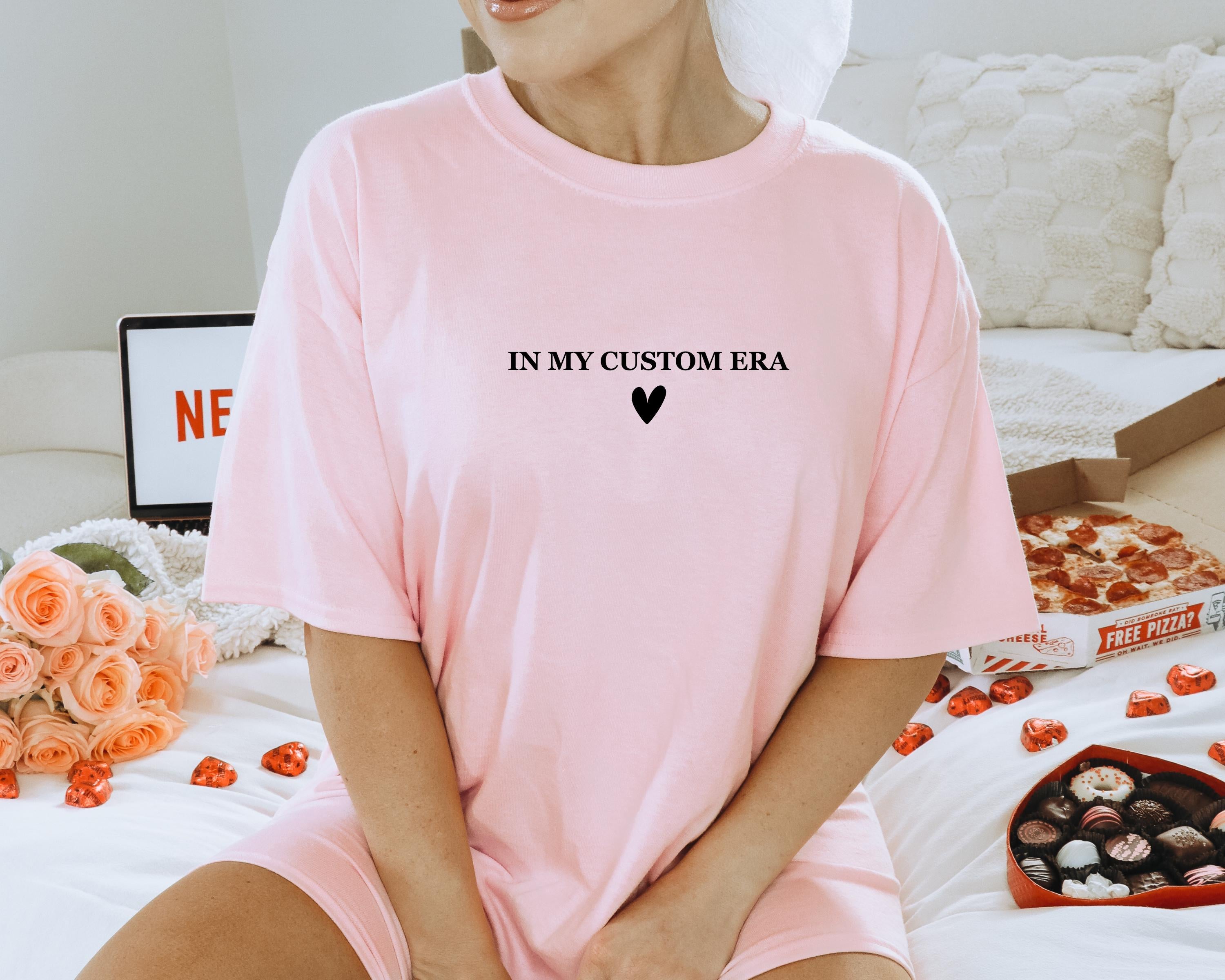 In My Custom Era T-shirt, Personalized Shirt, Gift For New Grandma, Custom Text Era Shirt, Gift For Fan Girl, Gift Baby Announcement Ideas