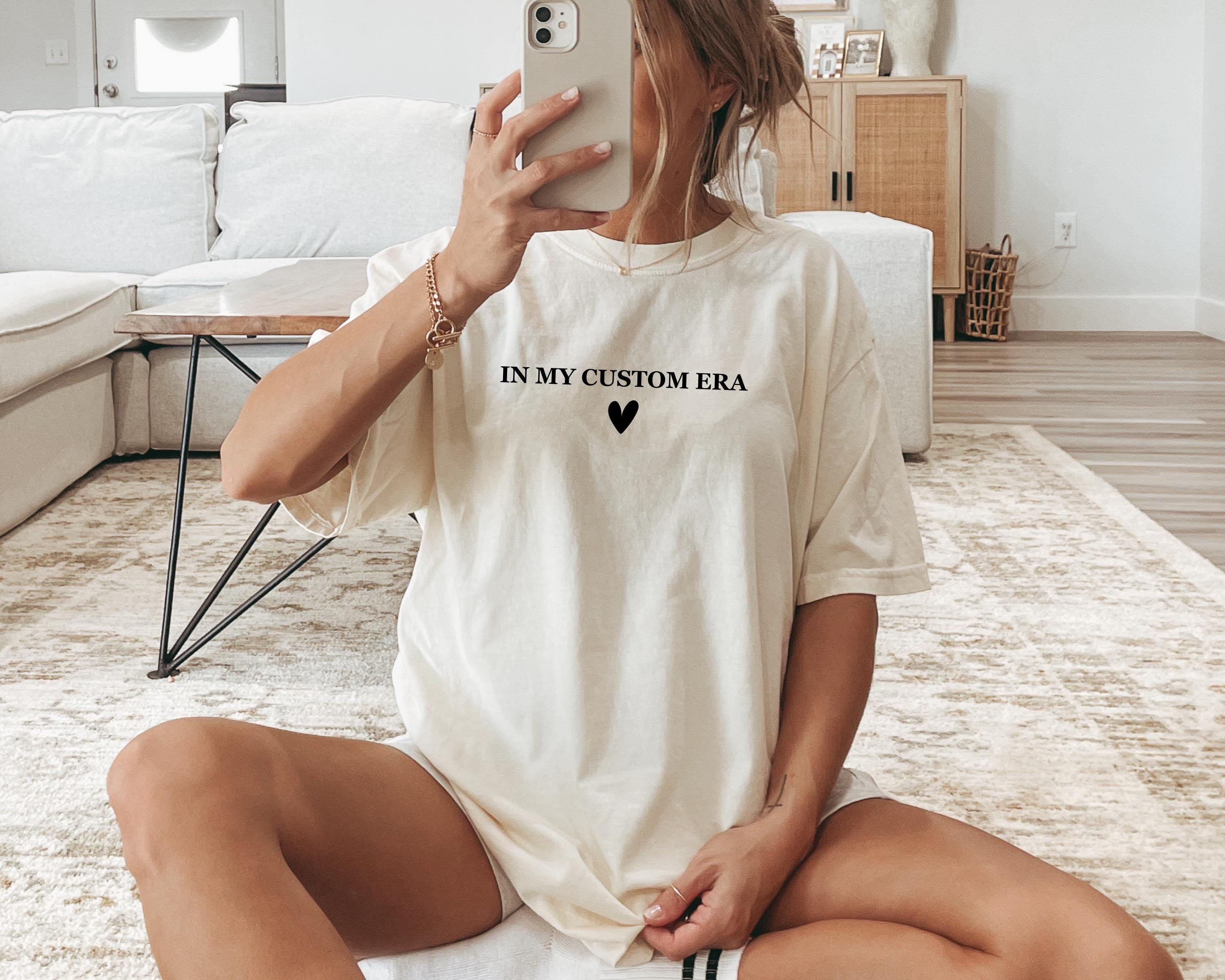 In My Custom Era T-shirt, Personalized Shirt, Gift For New Grandma, Custom Text Era Shirt, Gift For Fan Girl, Gift Baby Announcement Ideas