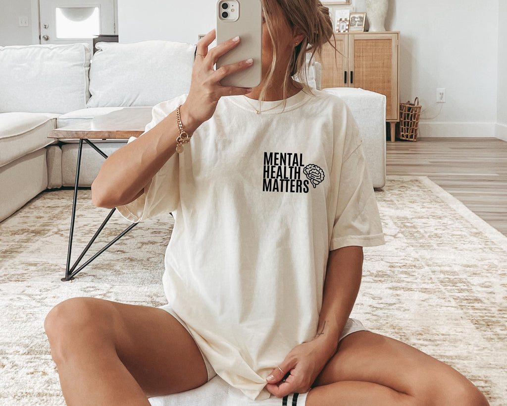 Mental Health Shirts, Mental Health Matters Shirt, Inspirational Shirts Women, Mental Health Awareness, Women Mental Health, Anxiety Shirt