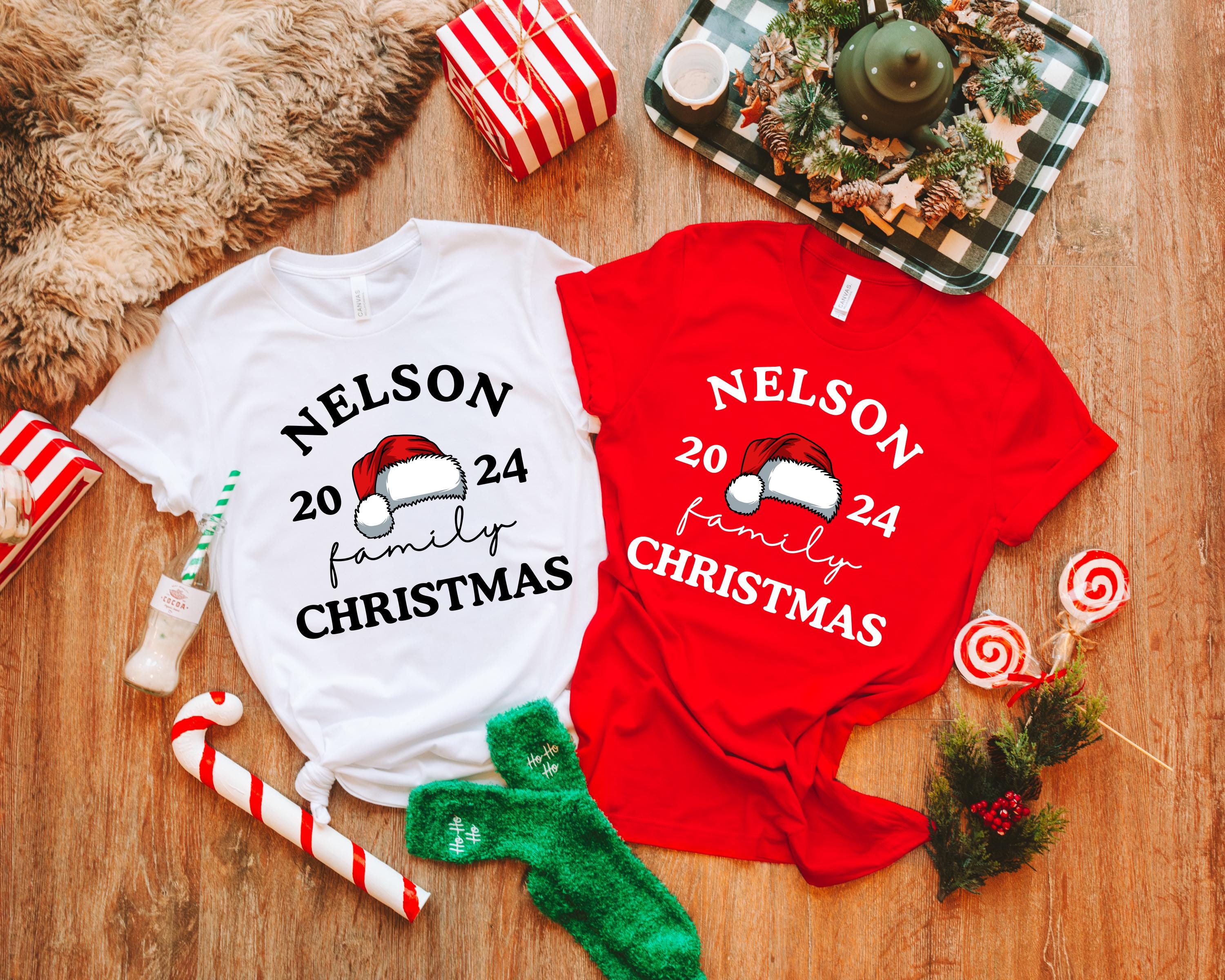 Matching Family Christmas Shirts, Custom Family Shirts,Christmas Shirts,Personalized Christmas Gift,Christmas Gifts,Family Photoshoot Shirts