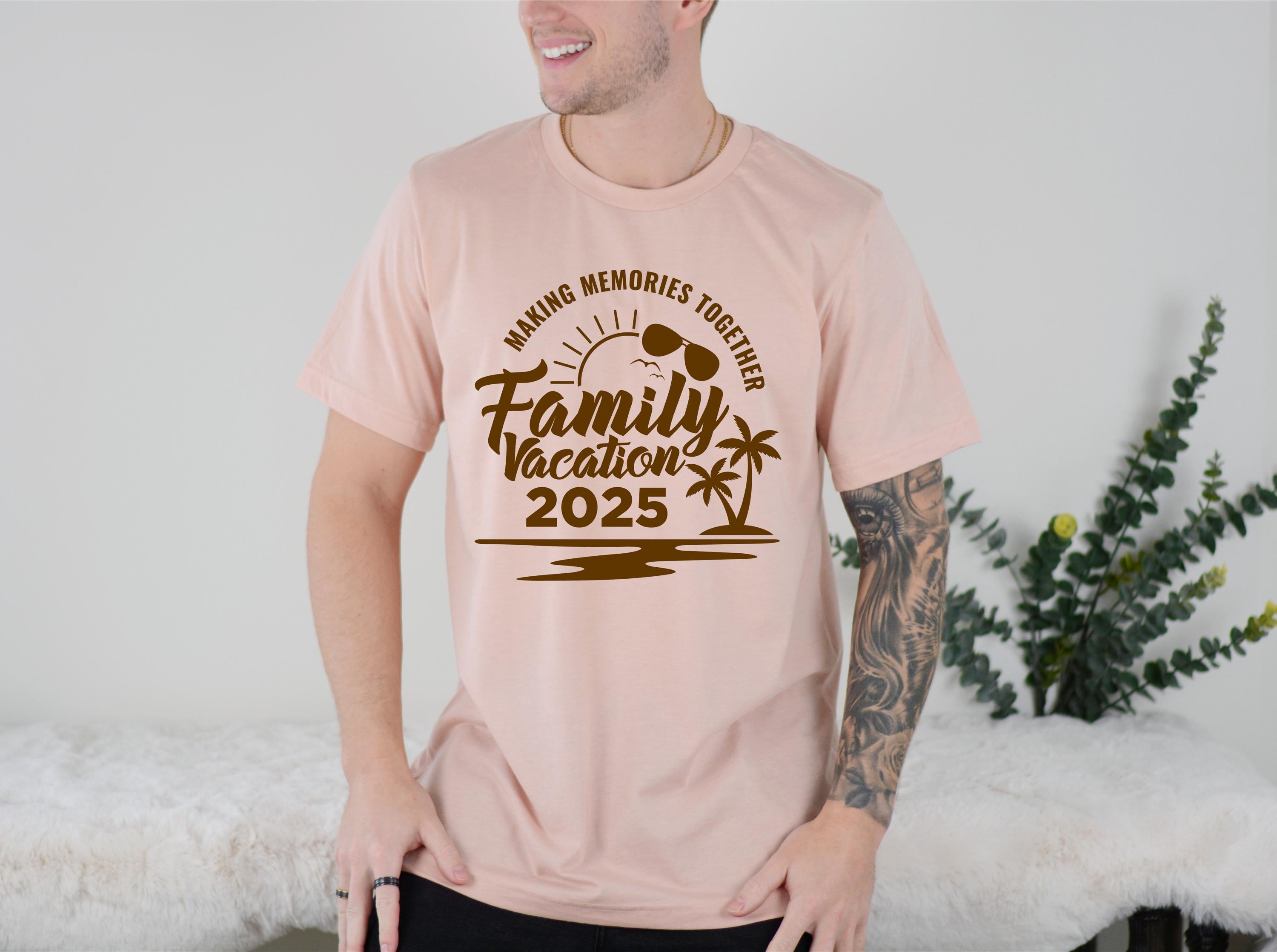 Family Vacation 2025 Shirts, Family Holiday Tshirt, Beach Squad Shirts, Travel Shirt, Summer Tee, Family Vacay Tshirt, Summer Vacation Tee