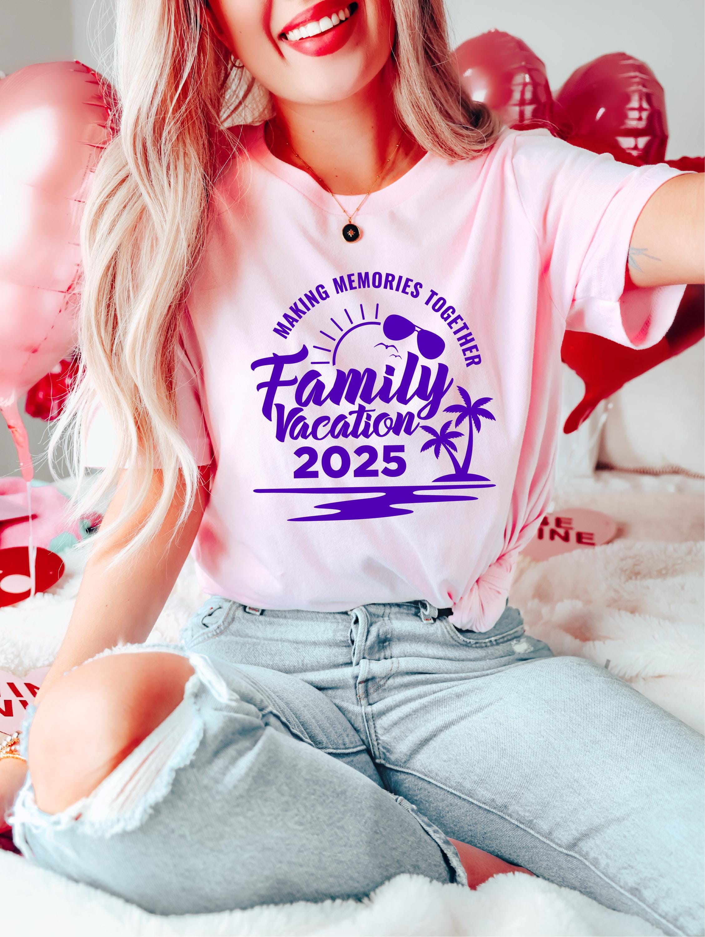 Family Vacation 2025 Shirts, Family Holiday Tshirt, Beach Squad Shirts, Travel Shirt, Summer Tee, Family Vacay Tshirt, Summer Vacation Tee