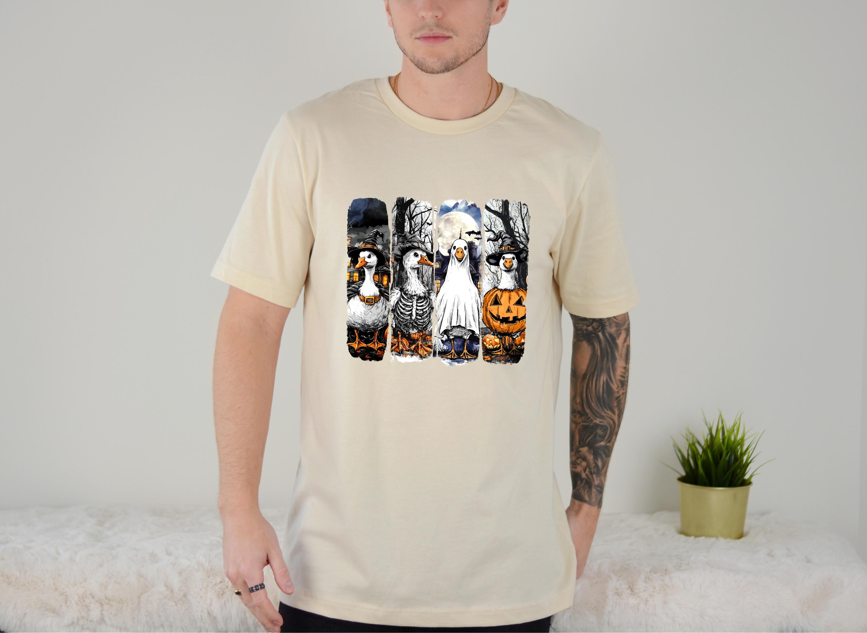 Halloween Ghost Goose Shirt, Goose Shirt, Halloween Ghost Shirt, Silly Goose Shirt, Fall Shirt, Spooky Shirt, Pumpkin Costume Shirt
