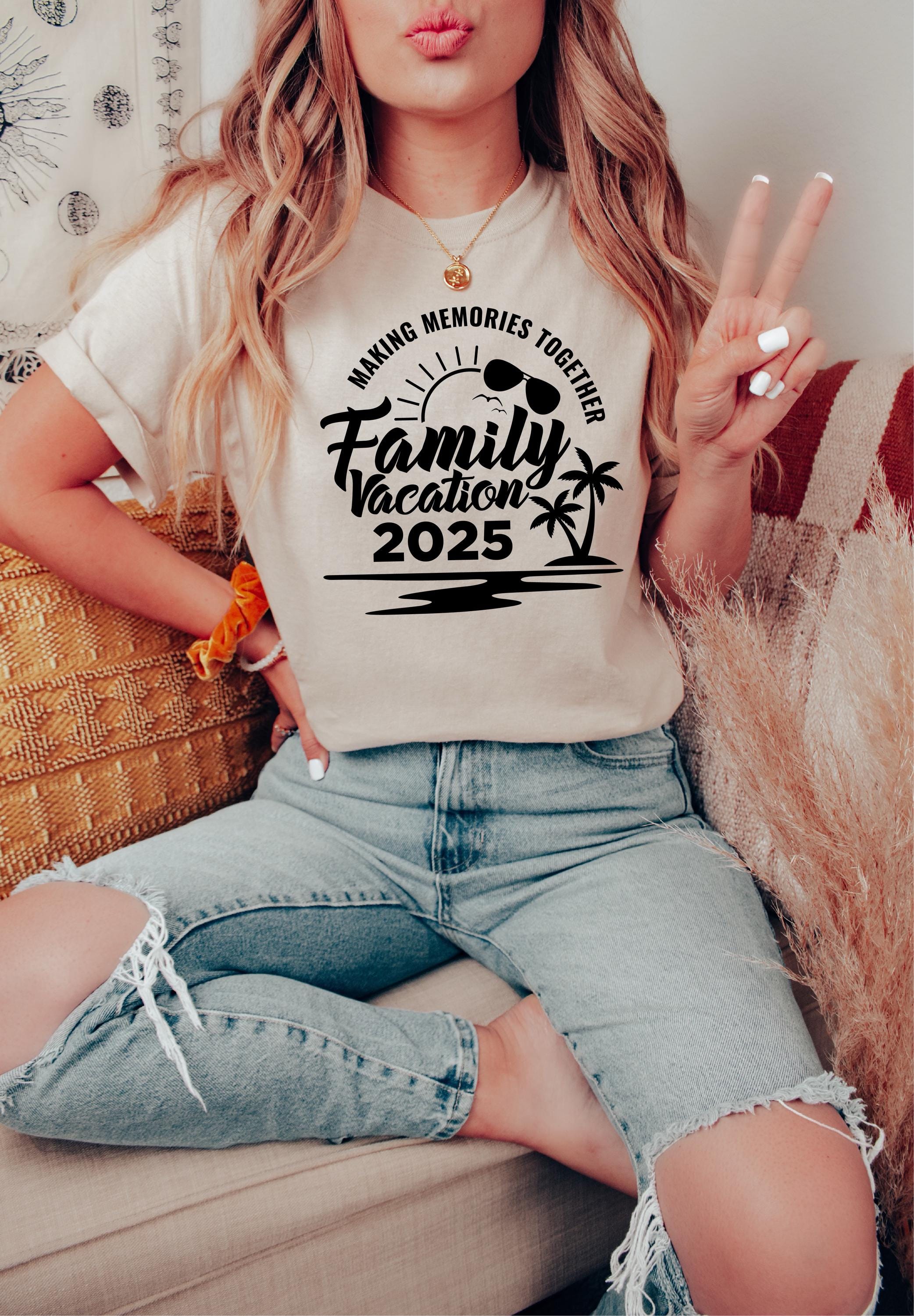 Family Vacation 2025 Shirts, Family Holiday Tshirt, Beach Squad Shirts, Travel Shirt, Summer Tee, Family Vacay Tshirt, Summer Vacation Tee