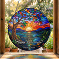 Tree of Life Retired Glass Suncatcher, Personalized Retirement Gift 2026, Farewell Gift for Teacher, Nurse, Coworker, Retirement Keepsake